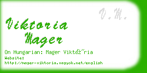 viktoria mager business card